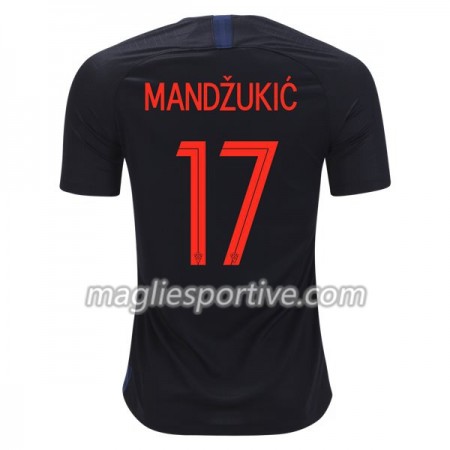Completo Calcio Croazia Mandzukic 17 Divisa Trasferta Mondiali 2018